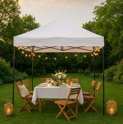 Pavillon / Havepavillon 3 x 3 meter, hvid eller sort