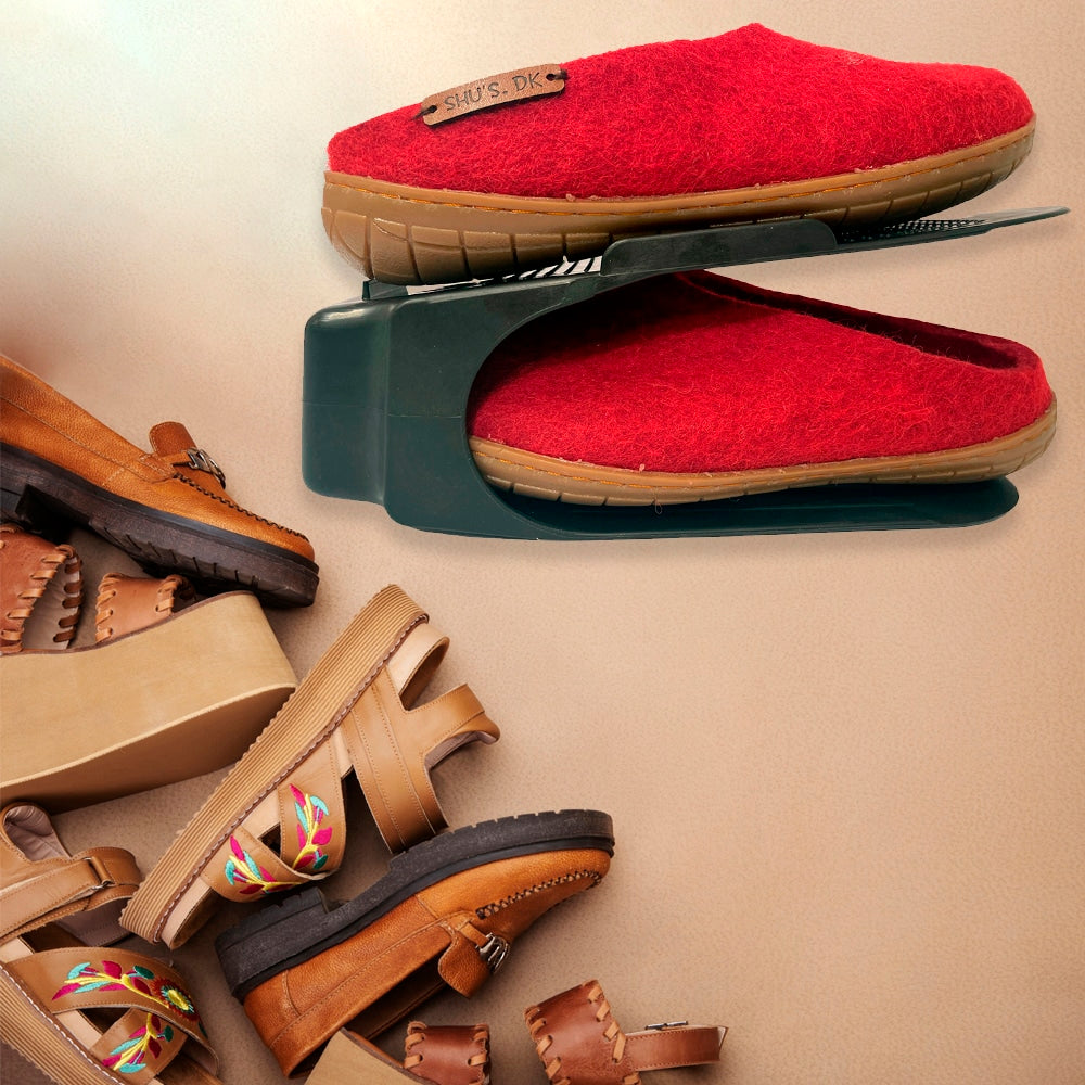 Pladsbesparende sko organizer (sort)