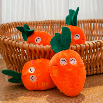 Hundelegetøj – Sjov Gulerod eller Kyllingben med Squeaker