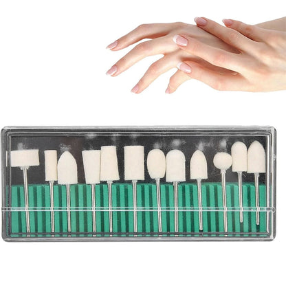 Negle Bit Sæt - 12-dele - til polering og formgivning