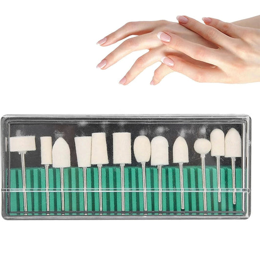 Negle Bit Sæt - 12-dele - til polering og formgivning