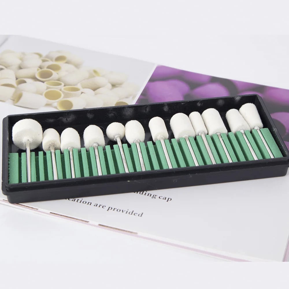 Negle Bit Sæt - 12-dele - til polering og formgivning