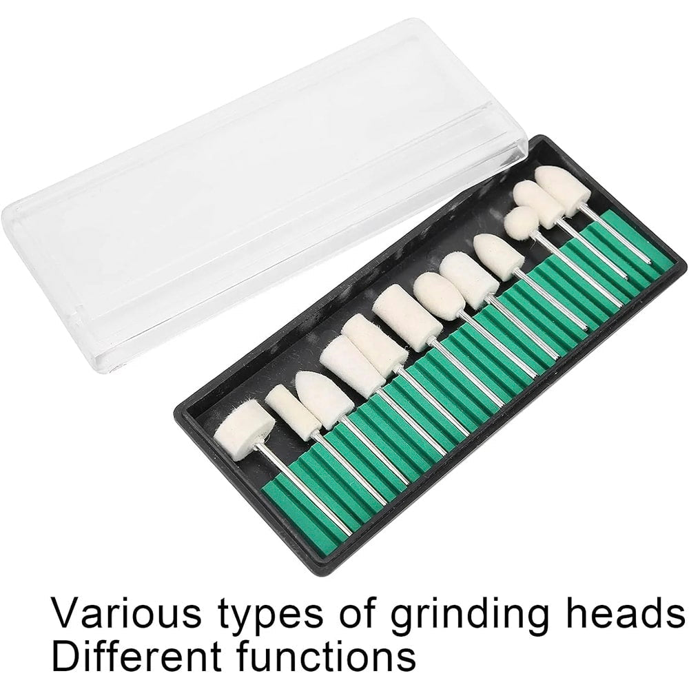 Negle Bit Sæt - 12-dele - til polering og formgivning