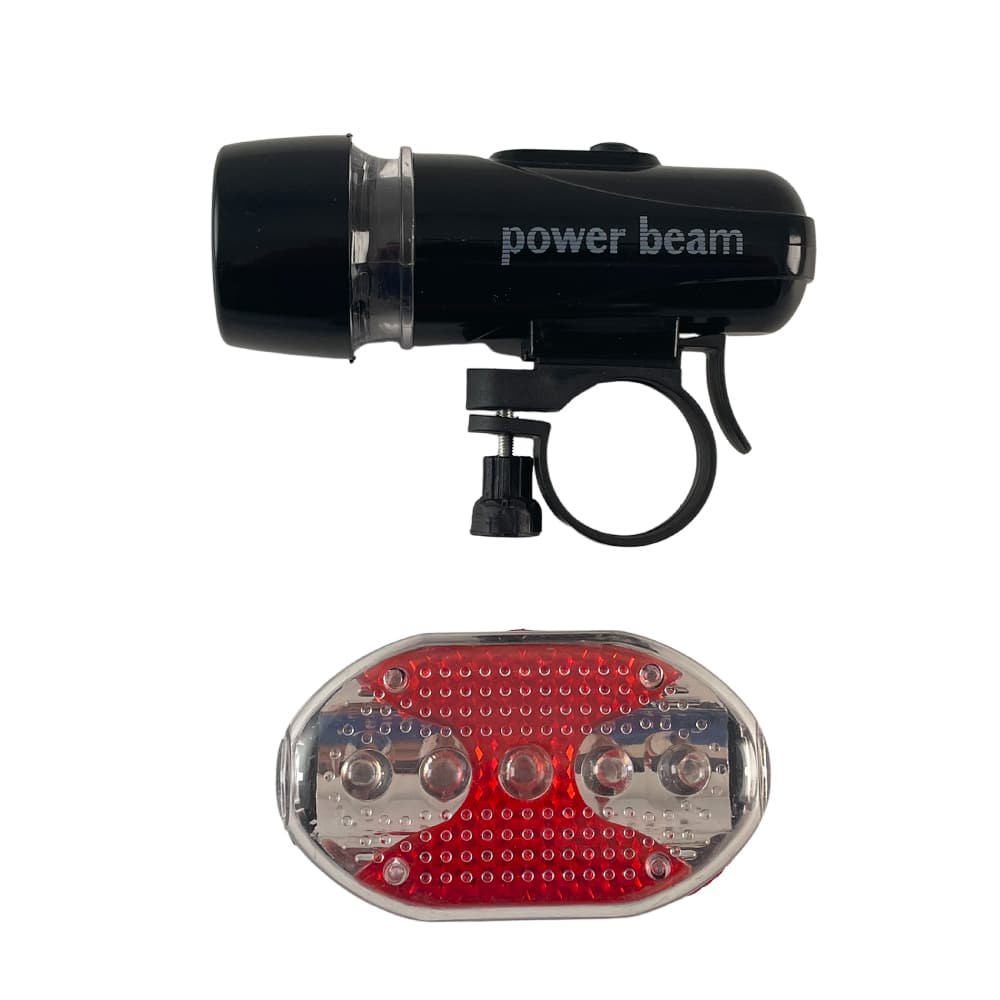 Cykellygte sæt - kraftig LED - Power Beam