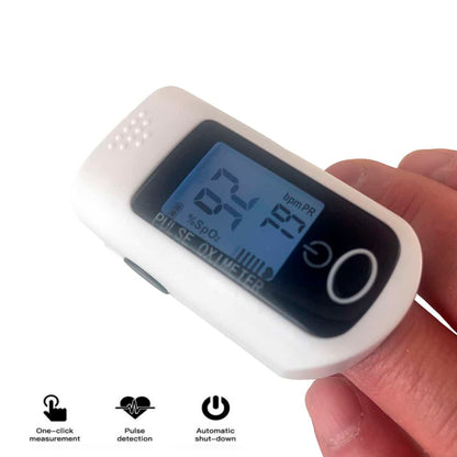 Puls og iltmåler til fingeren (pulsoximeter)