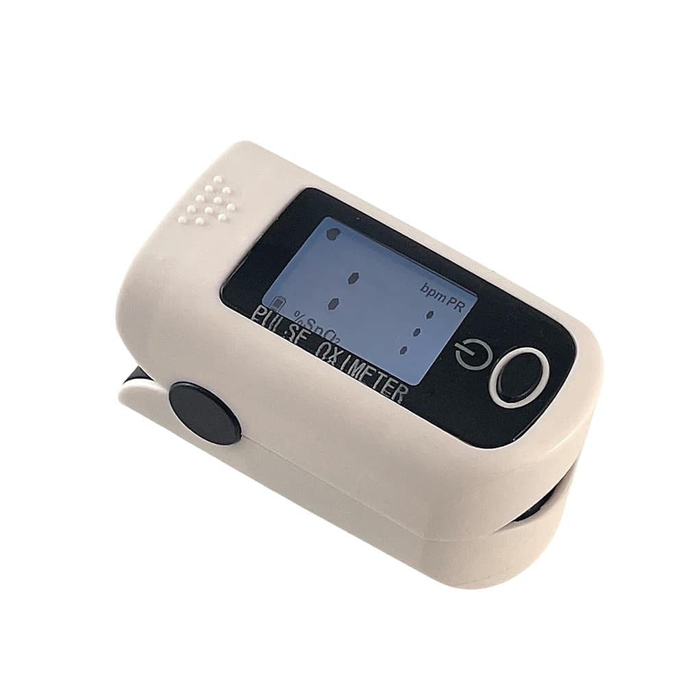 Puls og iltmåler til fingeren (pulsoximeter)