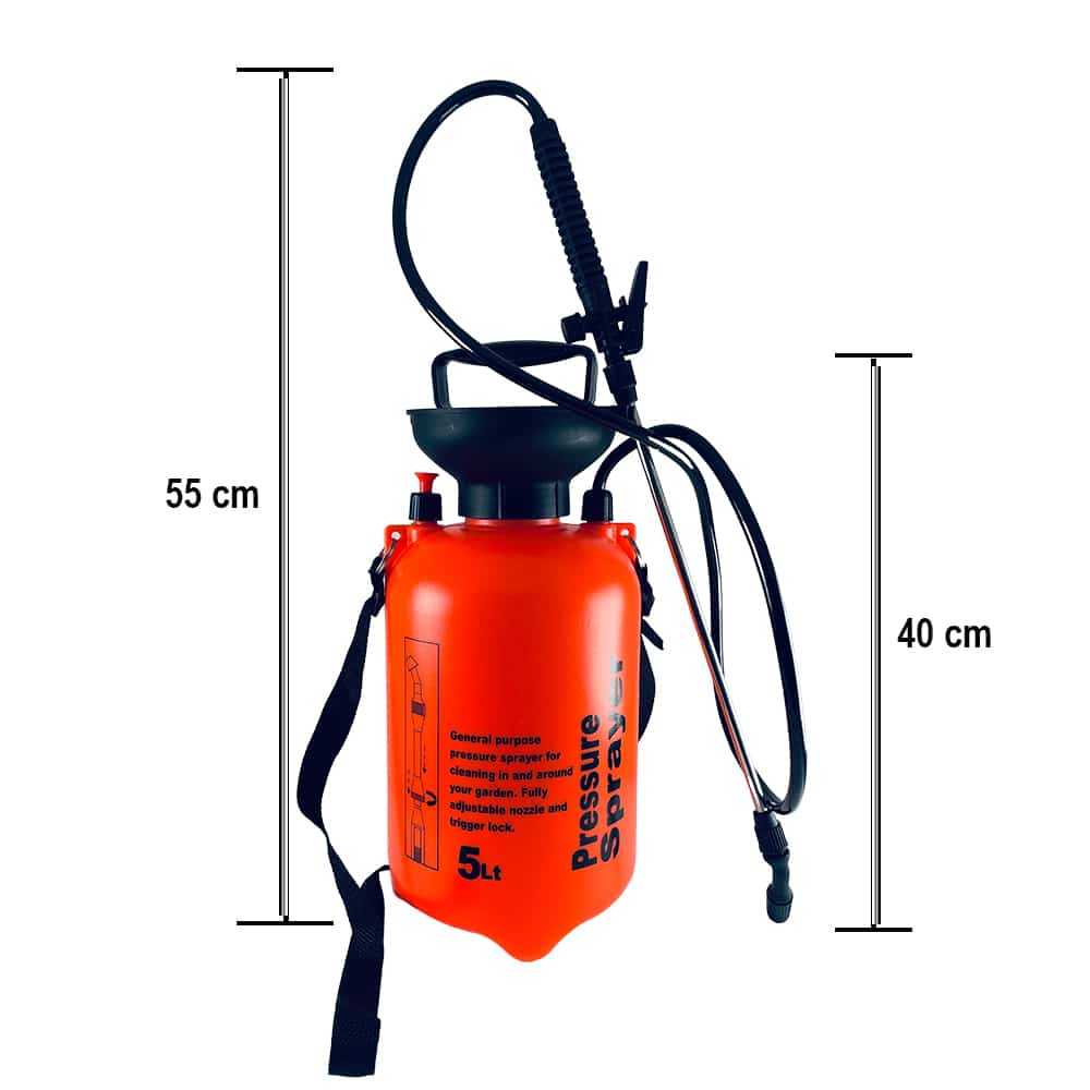 Tryksprøjte 5 liter med pumpe