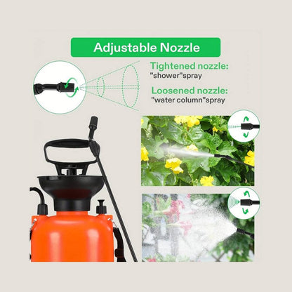 Tryksprøjte 5 liter med pumpe