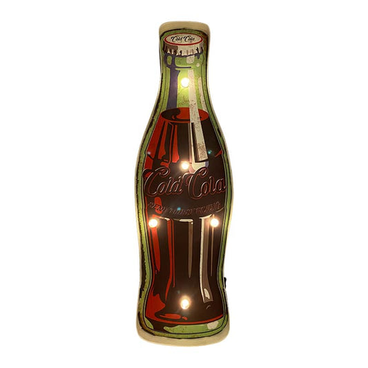 Retro Skilt COLA med lys