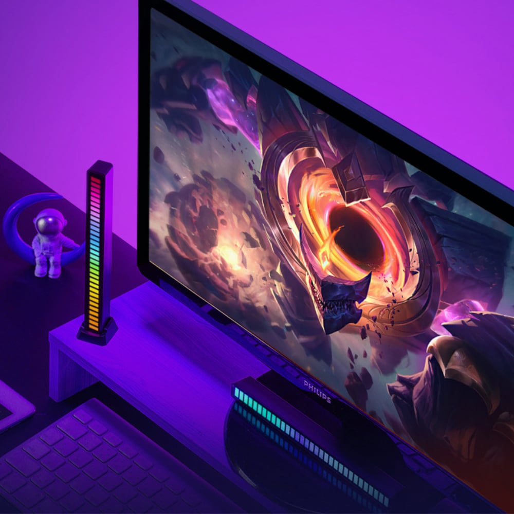 Gaming Lydstyret RGB Lys-Bar (16 LED)