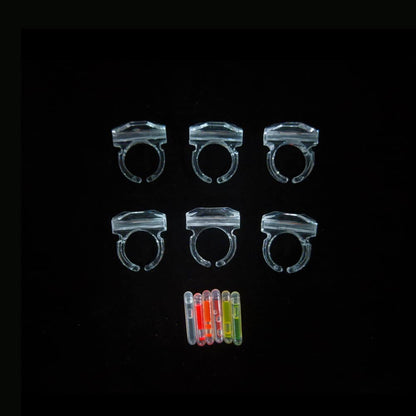 Selvlysende fingerring - flere farver -