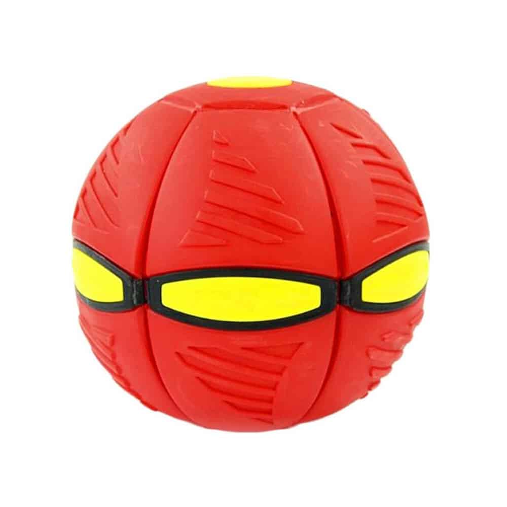 Frisbee / Ufo Bold - Sjov Formskiftende Bold - Rød eller Blå