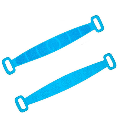 Rygskrubber / Badebørste - Dobbeltsidet i silikone