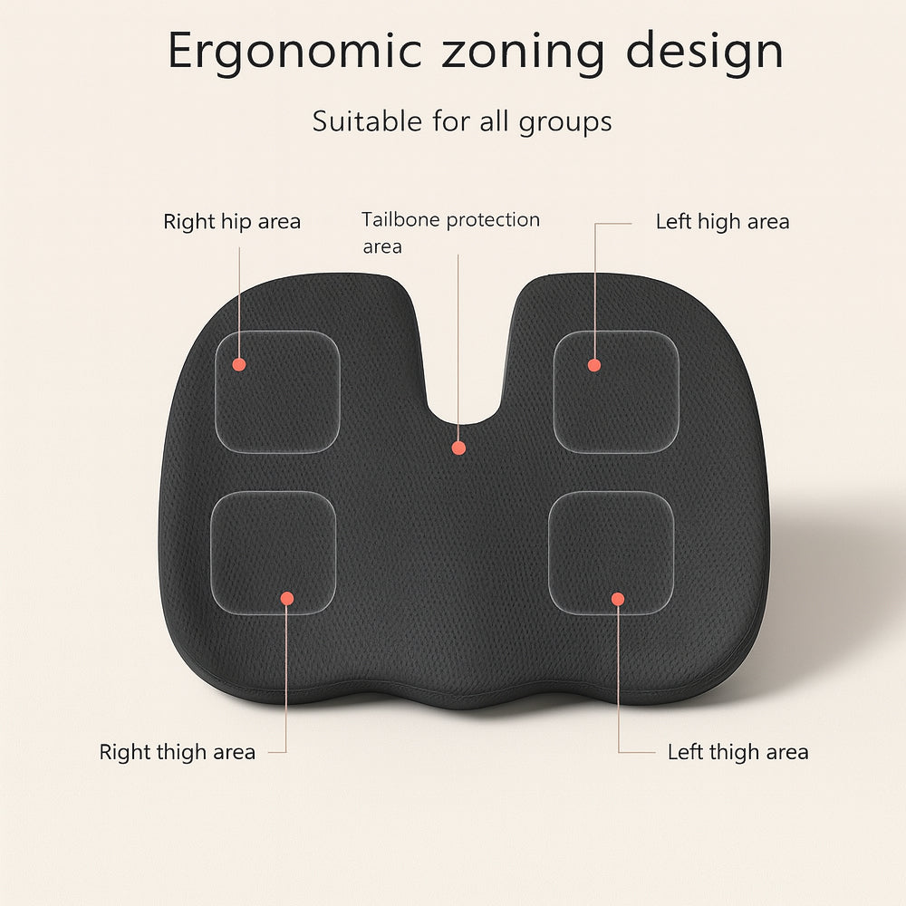 Ergonomisk Memory Foam Sædepude
