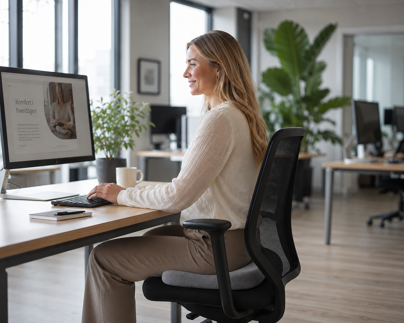 Ergonomisk Memory Foam Sædepude