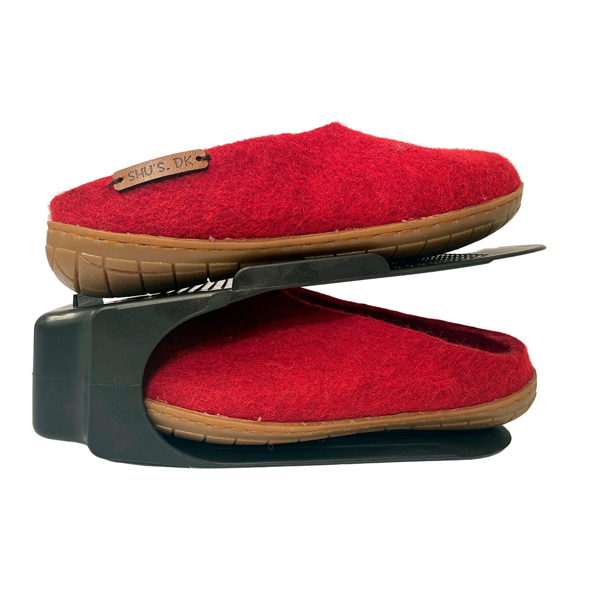 Pladsbesparende sko organizer (sort) 5 stk. pk.