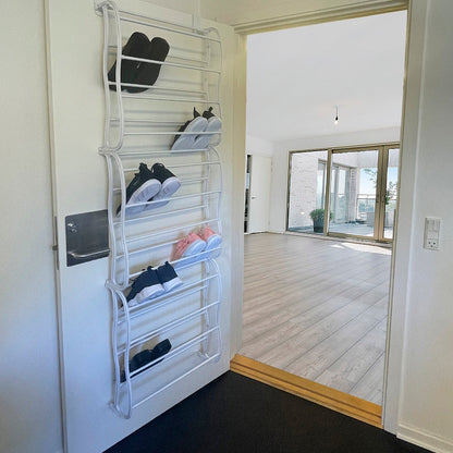 Skoreol til døren med plads til 20-30 par sko