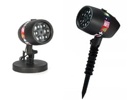 LED Magic Light Projektor – med 12 bevægelige lysmotiver