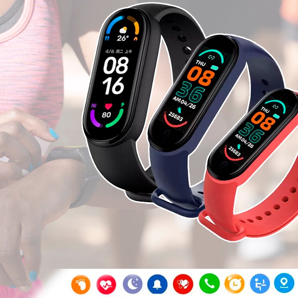 Smartwatch med aktivitetsfunktioner og vandafvisende design