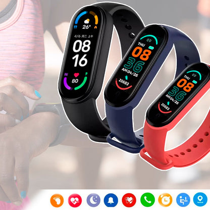 Smartwatch med aktivitetsfunktioner og vandafvisende design
