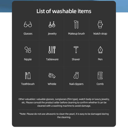 Smykke- og brillerenser (ultralyd)