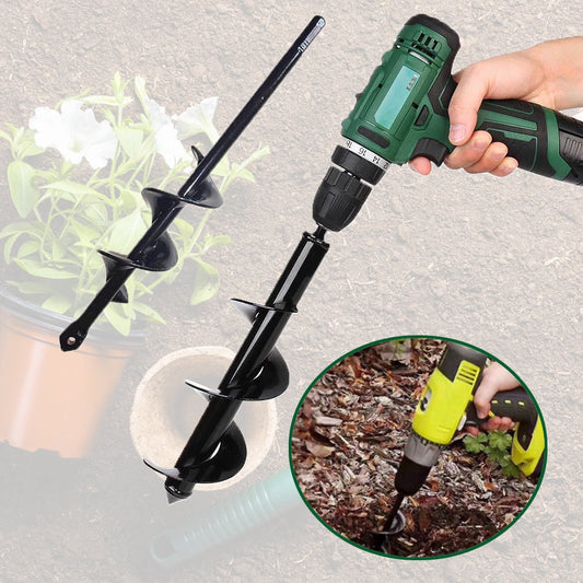 Plantebor / Sneglebor til boremaskine - 40 mm/60 mm/80 mm -