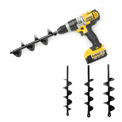 Plantebor / Sneglebor til boremaskine - 40 mm/60 mm/80 mm -