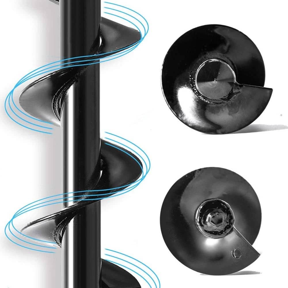 Plantebor / Sneglebor til boremaskine - 40 mm/60 mm/80 mm -