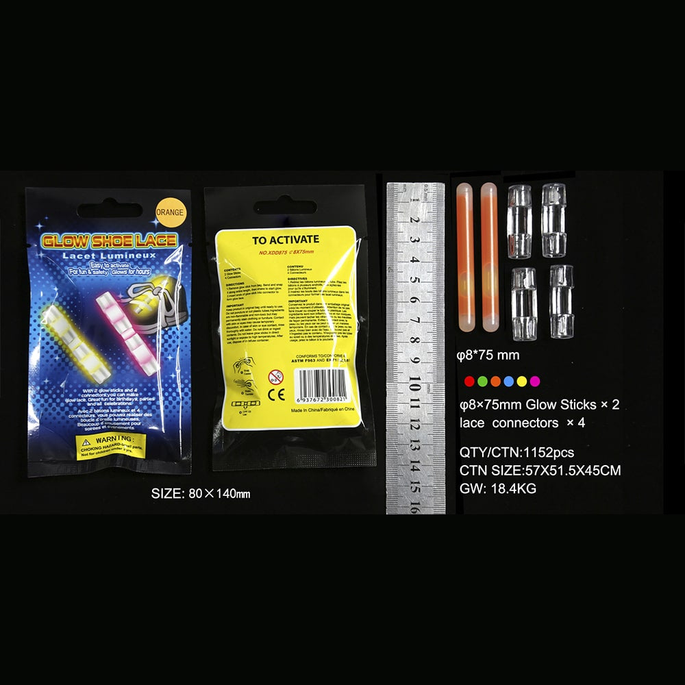 Selvlysende Snørebåndsdekorationer