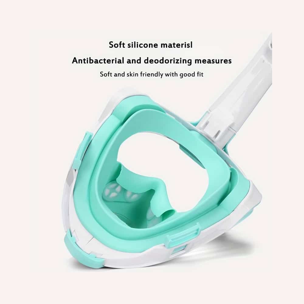 Snorkelmaske til børn og voksne med snorkel og 180 graders udsigt