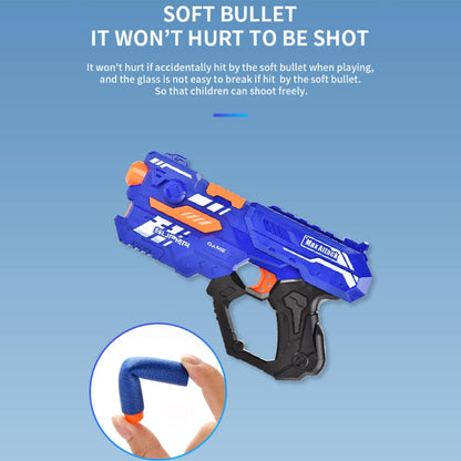 Soft Bullet "Super Shoot" - 4 forskellige, super seje pistoler -