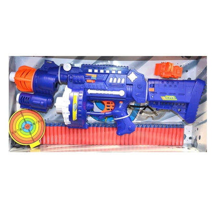 Fuldautomatisk Soft Bullet Gun inkl. 40 pile-magasin