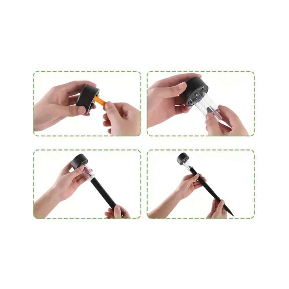 LED Solcelle Lamper udendørs på spyd - Sorte 10 stk.