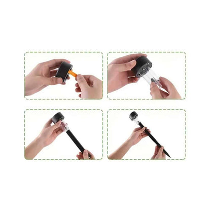 LED Solcelle Lamper udendørs på spyd - Sorte 10 stk.