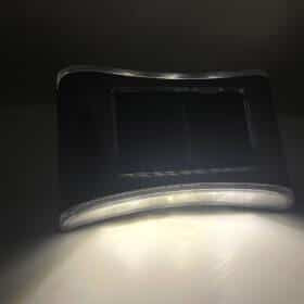 Rustfri LED-solcelle Væglampe (up- downlight), 4 stk.