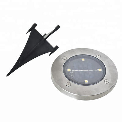 Solcelle LED spot til haven med spyd (4 stk.)