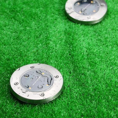 Solcelle LED spot til haven med spyd (4 stk.)