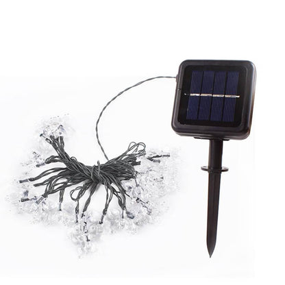 LED-lyskæde 4 meter m/30 Sommerfugle - Soldrevet -