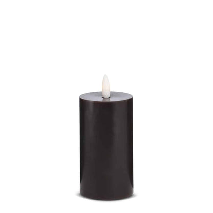 LED Stearinlys - 1 stk. - ø5,5 x 12,5 cm - m/3D flamme - (flere farver)