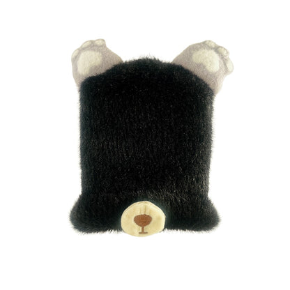 Hyggelige plys strik huer