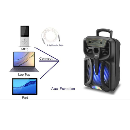 Soundbox 8" - LED-lys og Mikrofon