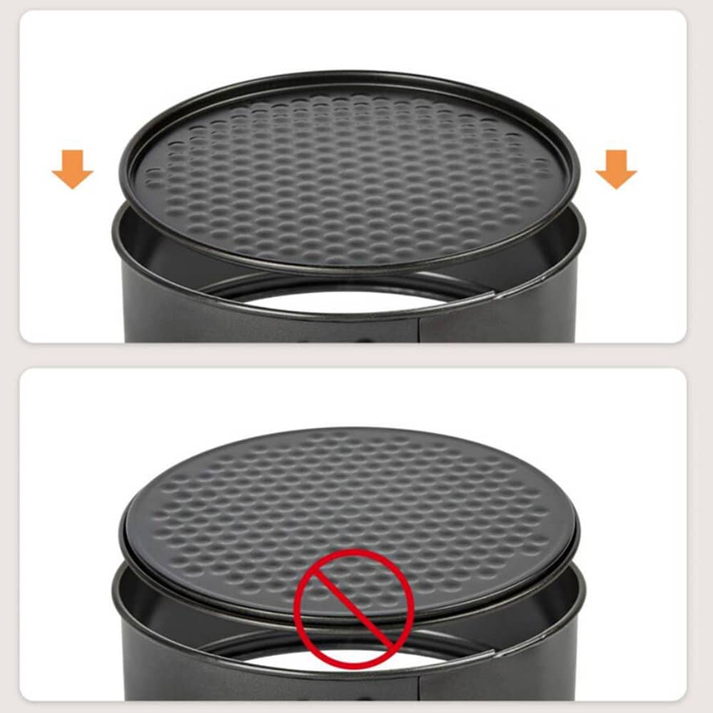 Slidstærkt springform sæt med non-stick belægning