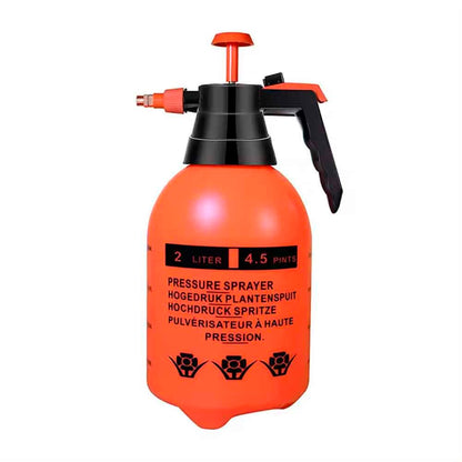 Tryksprøjte 2 liter med pumpe - orange -