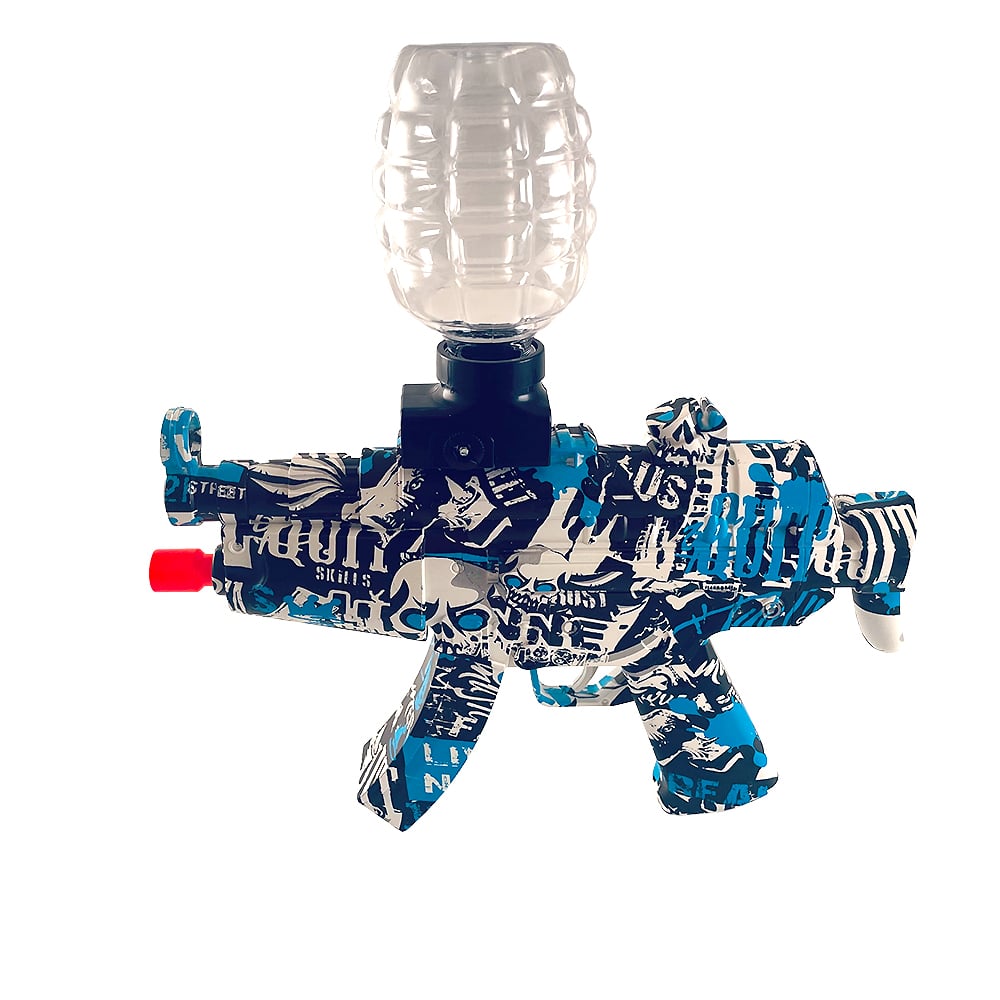 Gel Blaster Elektrisk Maskinpistol - inkl. gelékugler - rækkevidde på 20+ meter - (Ekstra stort batteri)