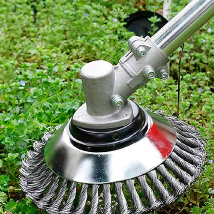 Effektiv stålbørste 6" eller 8" til ukrudtsfjernelse og polering
