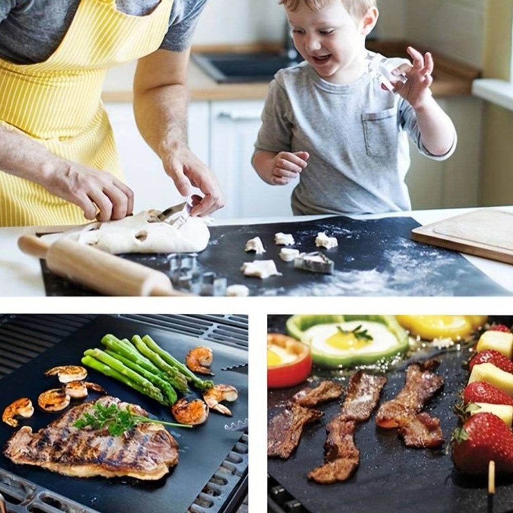 Grill/stegemåtte teflon nonstick (5 stk.)