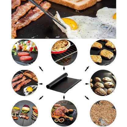 Grill/stegemåtte teflon nonstick (5 stk.)