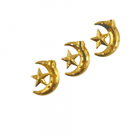 LED-lyskæde m/måne og stjerne (3,5 meter)