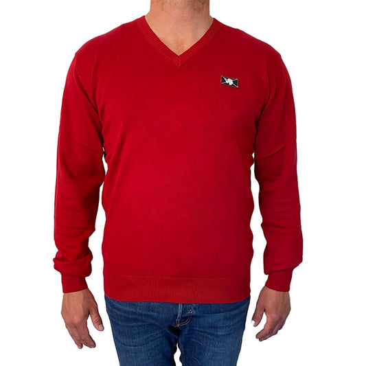Sweatshirt Wilford Knit fra Vinson Camp i Jester Red