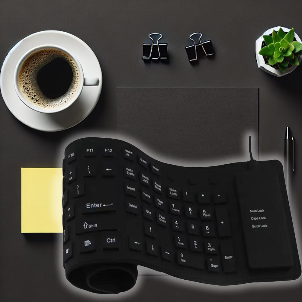 Smart, Foldbart Tastatur til IOS, Android og Windows